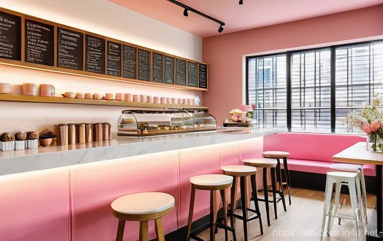 디저트 전문가의 인테리어와 공간 디자인 - **"A beautifully designed, cozy dessert cafe interior with a 'cafe core' aesthetic. The space is bat... 디저트 전문가의 인테리어와 공간 디자인 - **"A beautifully designed, cozy dessert cafe interior with a 'cafe core' aesthetic. The space is bat...